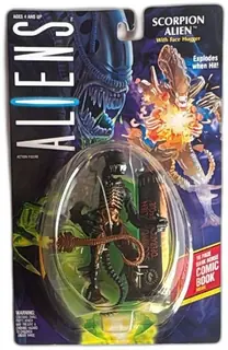 Kenner Aliens Scorpion Alien Action Figure 1992 With Face Hugger New Sealed