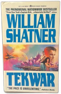 TekWar by William Shatner Ace Paperback 1990 Sci-Fi Novel ISBN 0441802087