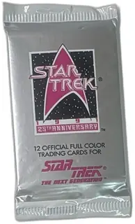 Star Trek 25th Anniversary 1991 Impel Trading Card Pack The Next Generation