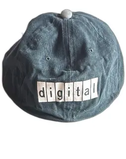 Vintage Digital Equipment Corporation Logo Snapback Hat RCC 80330 Black Gray Cotton