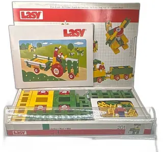 Lasy 201 Vintage Jumbo Maxi Midi Construction Set West Germany Complete