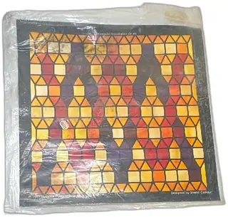 1977 Creative Publications Optical Tessellation Art Print Geometric Sheryl Couture