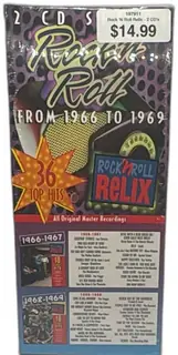 Rock N Roll Relix 2 CD Set 36 Top Hits 1966 To 1969 Sealed PolyGram 1997