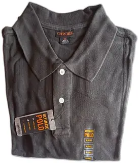 Cherokee Ultimate Polo Shirt XL Dark Gray 100 Percent Cotton Made In Dominican Republ