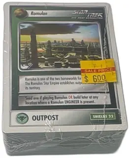 Star Trek CCG Romulan Outpost Trading Card Deck Sealed Vintage TNG