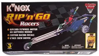 K'NEX Rip N Go Racers 11518 1997 Ripcord Power Track Street Racer Set