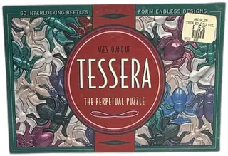 1996 Tessera Perpetual Puzzle 60 Interlocking Beetles DaMert Company Mosaic Game