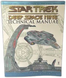 Star Trek Deep Space Nine Technical Manual Paperback 1998 Zimmerman Sternbach Drexler