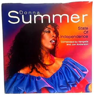 Donna Summer State Of Independence 7 Inch Vinyl Single Geffen Records 1982 With Sleev