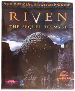 Riven The Sequel To Myst Official Strategy Guide Prima 1997 Sealed Full Color Maps