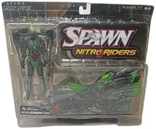Spawn Nitro Riders Green Vapor Series 16 McFarlane Toys 1999 New Sealed