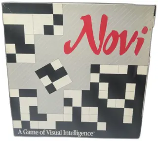 Novi The Black & White Tile Game 1988 Strategy Board Game R/L Group Complete