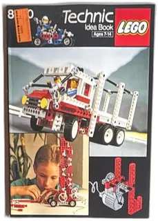 LEGO Technic Idea Book 8889 1988 Instruction Manual Vintage Color Booklet