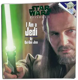 Star Wars Episode I I Am A Jedi Qui Gon Jinn 1999 Random House Storybook Sticker