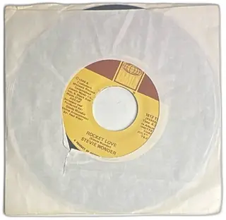 Stevie Wonder Tamla 45 RPM Rocket Love Do I Do Vinyl Single Original Sleeve 1982
