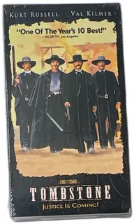 Tombstone 1993 Sealed VHS Kurt Russell Val Kilmer OOP Western Movie New