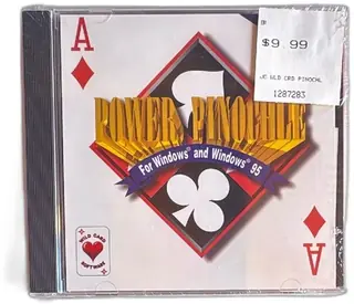 Power Pinochle Sealed 1996 Windows 95 PC Game Wild Card Software CD-ROM