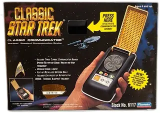 Star Trek Classic Communicator 1994 Playmates Collector Series Boxed No 6117