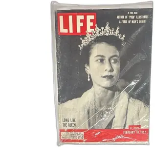 Life Magazine February 18 1952 Long Live The Queen Queen Elizabeth II Coronation Issu