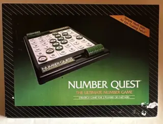 Number Quest The Ultimate Number Game 1987 Vintage Math Strategy Board Game