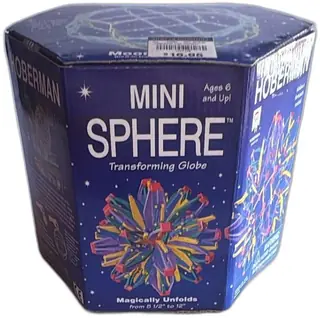 Hoberman Mini Sphere Transforming Globe Rainbow Vintage 1997 New in Box