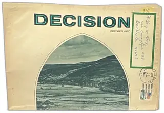 Decision Magazine October 1970 Billy Graham Rembrandt Article Vintage Religious