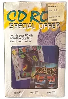 CD ROM Special Offer Promo Box DOS Stackup Carnage PC Vintage New Sealed