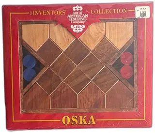Oska Wooden Board Game Great American Trading Inventors Collection 1995 New