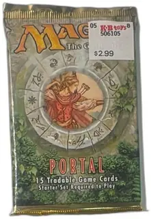 Magic The Gathering Portal Booster Pack 1997 Wizards Sealed 15 Cards MtG