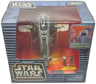 Star Wars Action Fleet Slave I Micro Machines 1996 Boba Fett Han Solo New Boxe