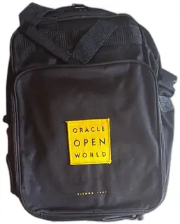 Oracle Open World Vienna 1997 Black Jibe Sport Vintage Promotional Backpack New
