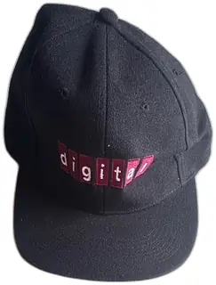 Vintage Digital Equipment Corporation DEC Black Snapback Hat Head To Toe 90s