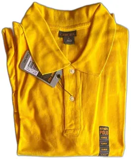Cherokee Ultimate Polo Shirt XLarge Yellow 100 Percent Cotton New With Tags