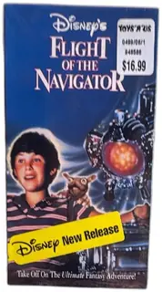 Disneys Flight Of The Navigator VHS New Sealed 1990s Walt Disney Home Video