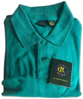 Club Room Vintage Teal Polo Shirt XL 100 Percent Cotton Made In Hong Kong NWT