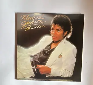 Michael Jackson Thriller Vinyl LP 1982 Epic QE 38112 Original Pressing With Inse