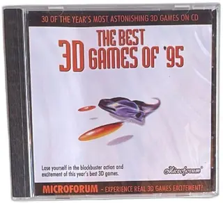 Microforum The Best 3D Games Of 95 CD-ROM 30 PC Shareware Titles Complete 1995