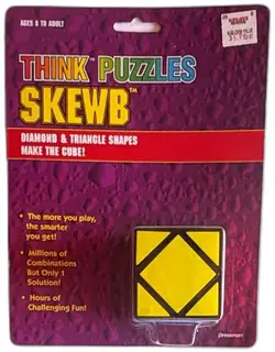 1997 Pressman Think Puzzles Skewb Cube Vintage New Sealed Collectible Toy