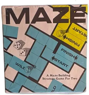 Maze Vintage 1983 Board Game The Game Works Inc Strategy Puzzle Sealed
