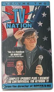 TV Nation Volume Two VHS Michael Moore Janeane Garofalo New Sealed 1995