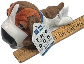 The Dog Artist Collection Beagle Plush Stuffed Animal Brown White Blue Collar