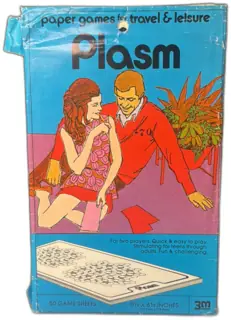 1974 3M Plasm Paper Travel Game 50 Sheets Complete Vintage