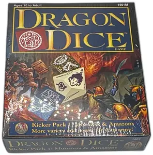 Dragon Dice Kicker Pack 1 Monsters Amazons TSR 1995 New Sealed Expansion