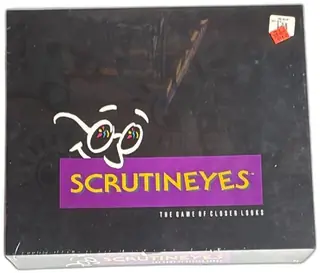 Scrutineyes Board Game 1992 Mattel Hersch Complete Vintage Adult Party