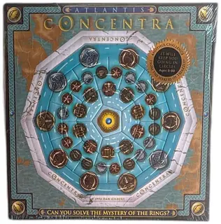 1994 Atlantis Concentra Puzzle Game DaMert Company Sealed Vintage Challenge