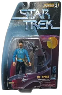 Star Trek Mr Spock Mirror Mirror Action Figure 1997 Playmates Sealed MOC