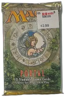 Magic The Gathering Portal Booster Pack 1997 Sealed 15 Cards Wizards
