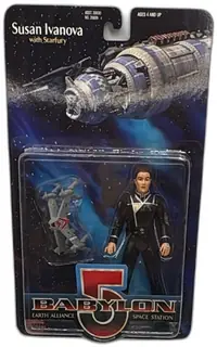 Babylon 5 Susan Ivanova With Starfury Action Figure Exclusive Premiere 1997