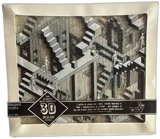 Paradox Puzzle Worlds Most Difficult 3D Jigsaw 1992 Crystal Lines Australia
