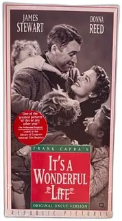 Its A Wonderful Life VHS 1993 Republic Pictures Frank Capra Original Uncut Versi